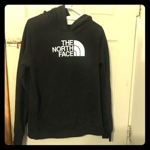 Women’s black north face hoodie